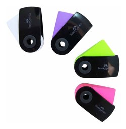 Mostrar informações para Borracha Mini Sleeve Black Neon Faber-Castell Imagem de Borracha Mini Sleeve Black Neon Faber-Castell