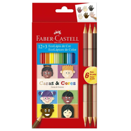 Mostrar informações para Lápis De Cor Faber-Castell 12+3 Cores Imagem de Lápis De Cor Faber-Castell 12+3 Cores