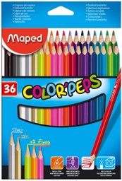 Mostrar informações para Lápis de Cor Maped 36 cores Imagem de Lápis de Cor Maped 36 cores