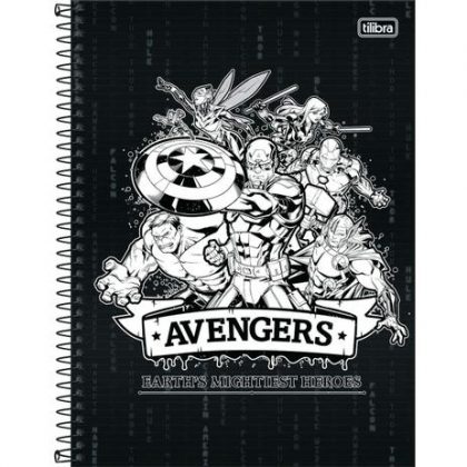 Caderno Universitário 80 fls Avengers
