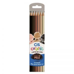 Lápis de Cor Cis Criatic Tons de Pele 6 cores